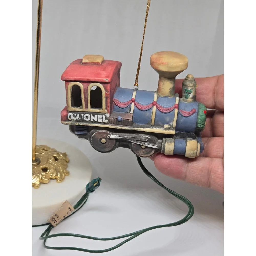 Lionel Collector's Lighted Locomotive Christmas Ornament - Porcelain 1st Edition
